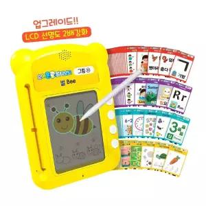 올인원 유아학습기 요미몬 멀티보드 200가지학습카드 사운드 전자칠판 한글 영어 숫자 그림