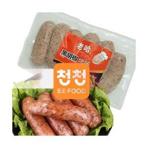 중국식 흑후추맛 소시지 한국제조 로하 소시지