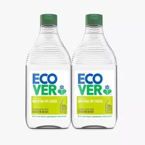 에코버 주방세제 레몬 알로에 450ml 2개세트 +펌프