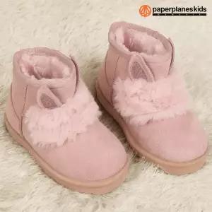 키즈 털 부츠 여아 아동 유아 방한 슈즈 방한화 털신 겨울 신발 어린이 주니어 초등 아기 스웨이드 토끼