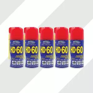 HD60 방청윤활제 360ml 5개 녹방지 윤활 스프레이