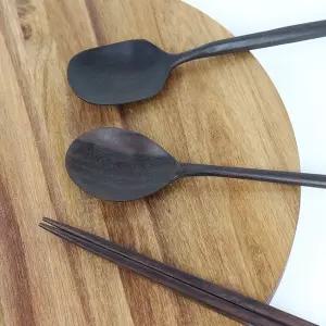 흑단 숟가락 젓가락 나무수저 저분 나무 커트러리