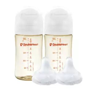 더블하트 트윈팩 240ml+젖꼭지2P