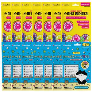 국내제조 썸머패치 60매입+겔밴드 24매입 7set 모기 벌레 날파리 해충 퇴치 낚시 야외활동 낚시 골프 여름 차박 차안 집안 사무실 계곡 바다 붙이는 안전한 물린데데