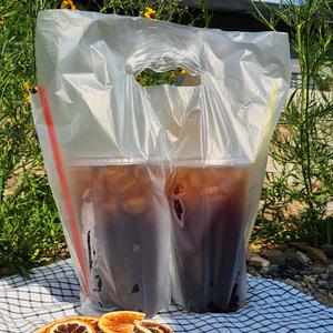 테이크아웃 커피 비닐캐리어 1구,2구 봉투 1000매