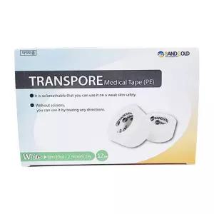 밴드골드 트랜스포어 1인치 플라스틱 투명반창고 12롤