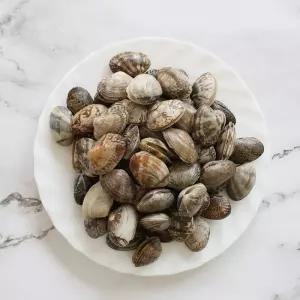 냉동 피바지락 10kg(500g X20개) 해감 칼국수 자숙바지락 조개살 중국산 40/60 , 60/80