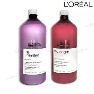 신제품 로레알 세리 엑스퍼트 리스 언리미티드/프로롱거 샴푸 마스크 열펌 곱슬머리전용 단백질