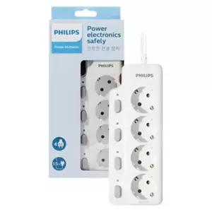 개별 전원스위치 4구 3m 멀티 콘센트 고용량 멀티탭 전원공급 LED램프표시 안전접지극 과부하 자동차단