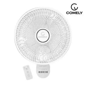 [코멜리] 16인치 리모컨 벽걸이 선풍기 CYF-R6030D / 5엽날개 자연풍 수면풍