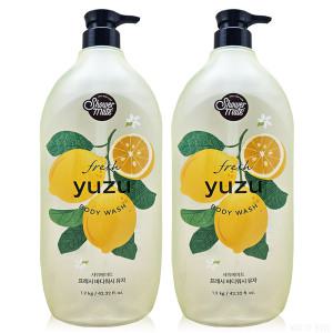 샤워메이트 바디워시 유자 1200g 2개