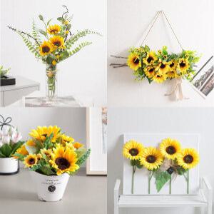 행운가득 돈들어오는 금전수 해바라기 풍수 조화 액자 인테리어 집들이 개업식 금전운 화분 행운 화병 2