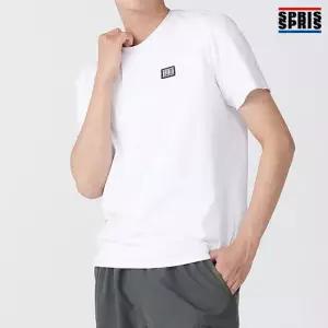 스프리스 남성 와펜 반팔 티셔츠 화이트