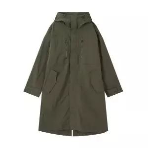 [버커루][버커루] 공용) NP 후드 롱기장 야상 점퍼 (B251JP102P) (P003505017)