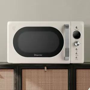 레트로 플랫 무회전 전자레인지 MEM-GRT20DC 20L