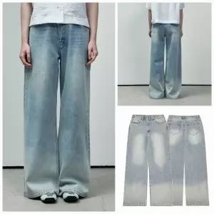 [행텐]여성 링클 브러쉬 슈퍼와이드 데님_더스티블루10520-155-404-10_CC