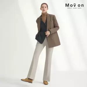 [모브온] 기모 세미플레어 팬츠 택 1종 여성 슬랙스 정장바지