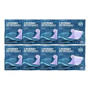 [테크][ 테크 ] 엘지 한장빨래 시트세제 효소캡처 15매입 8개 라벤더향 황변얼룩 냄새제거