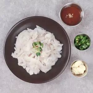 [인정식탁][주문진씨푸드] 국내산 기름가자미 세꼬시회 300g 1팩