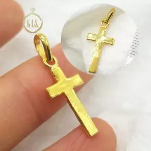 [가앤] 24k순금 십자가 종교 목걸이 메달 펜던트 1.875g