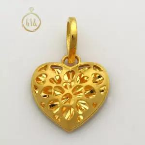 [가앤] 24k순금 하트가 주인공 목걸이 메달 펜던트 3.75g