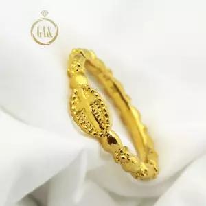 [가앤] 24k순금 십자가 코인 묵주 반지 3.75g