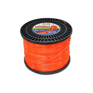 하야부사 예초기 줄날 2.6mm x 1315m 주황색 사각형 예초기줄 나일론커터 H19