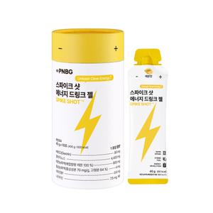 PNBG 스파이크샷 에너지젤 40g x 10포, 1세트