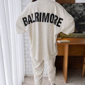 티셔츠 홈웨어 반바지 반팔 상하세트 빅사이즈 츄리닝 운동복 볼티반팔세트