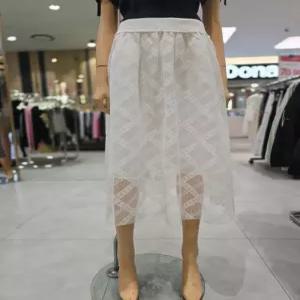 [에고이스트] 메쉬 레이스 플레어 롱 스커트 ER2JS-500