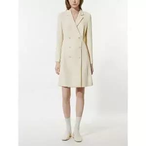 [하프클럽/]에이프릴 A라인 더블 브레스트 원피스 (택가격 328000원)