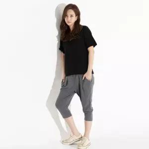 ONM 7부바지 여성7부바지 데일리 반바지 여자7부바지