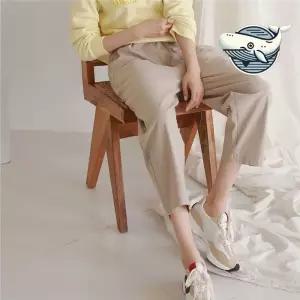 ONM 여름 편안한  배기팬츠 오버핏 마감 처리된