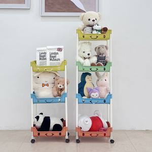 갓성비 트롤리 마카롱 장난감 수납정리 트롤리 이동식 선반