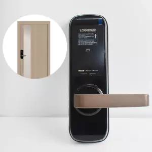 에버넷 목문도어락 L701W 목문용 디지털도어록 방문 나무문 번호키 손잡이 사무실