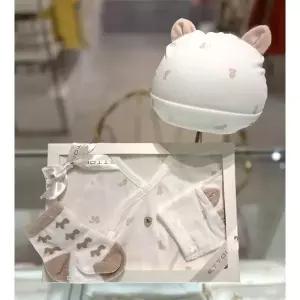 [에뜨와](본점) (임신출산선물)콜린배내저고리X비니모X양말세트 (07S517002S2)