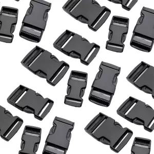 플라스틱 버클 벨트 25mm 백팩 가방 x 10개 부자재 연결 배낭 고정