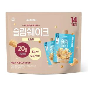 랩노쉬 인절미맛 슬림쉐이크 45gX14개