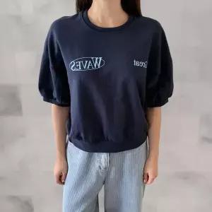 [하프클럽/]여성용 반소매 시보리 탱크 맨투맨