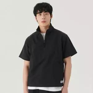 [휠라](광주신세계)[FILA] 항균 에센셜 반팔 아노락 (FS2JKG2105X_BLK)