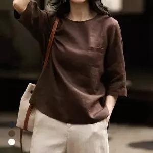 화세 (77까지)심플블라우스_HB5MBL148C