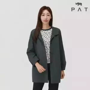 [PAT 여성] 밴드넥 면혼방 코트_1J61101