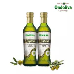 [온돌리바] 유기농 엑스트라버진 올리브유 500ml 2병_스티로폼 포장