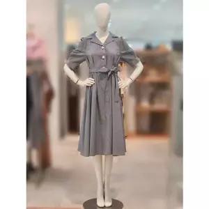 [NS홈쇼핑][SI][25S/S]깅엄 체크 카라 원피스 (SKOAE25170)[35385940]