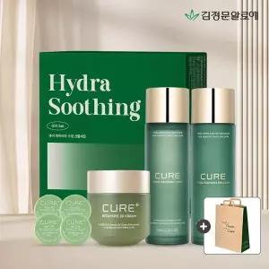 [10%] 김정문알로에 큐어 하이드라 수딩 선물세트 (+쇼핑백)