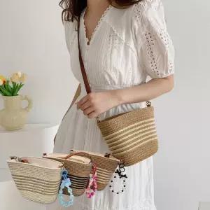 LN 선데이 라탄 미니백 여름 가방 데일리백 키링 꾸안꾸 크로스백 여성 여자 백 여행