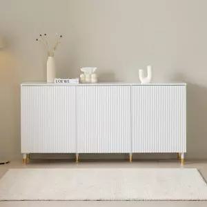 [우아미가구]소무 템바 높은 수납 도어 거실장 1500