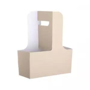 컵캐리어 2구 무지캐리어 200개/컵/홀더/종이/커피/테이크아웃/매장/카페/커피샵/업소용/컵홀더/일회용