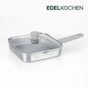 에델코첸 멀티팬 프라이팬 사각 스텐 뚜껑 인덕션23cm