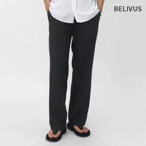 남성 링클프리 세미 와이드 정장 스판 밴딩 슬랙스 구김방지 빅사이즈 바지 BHDNP013